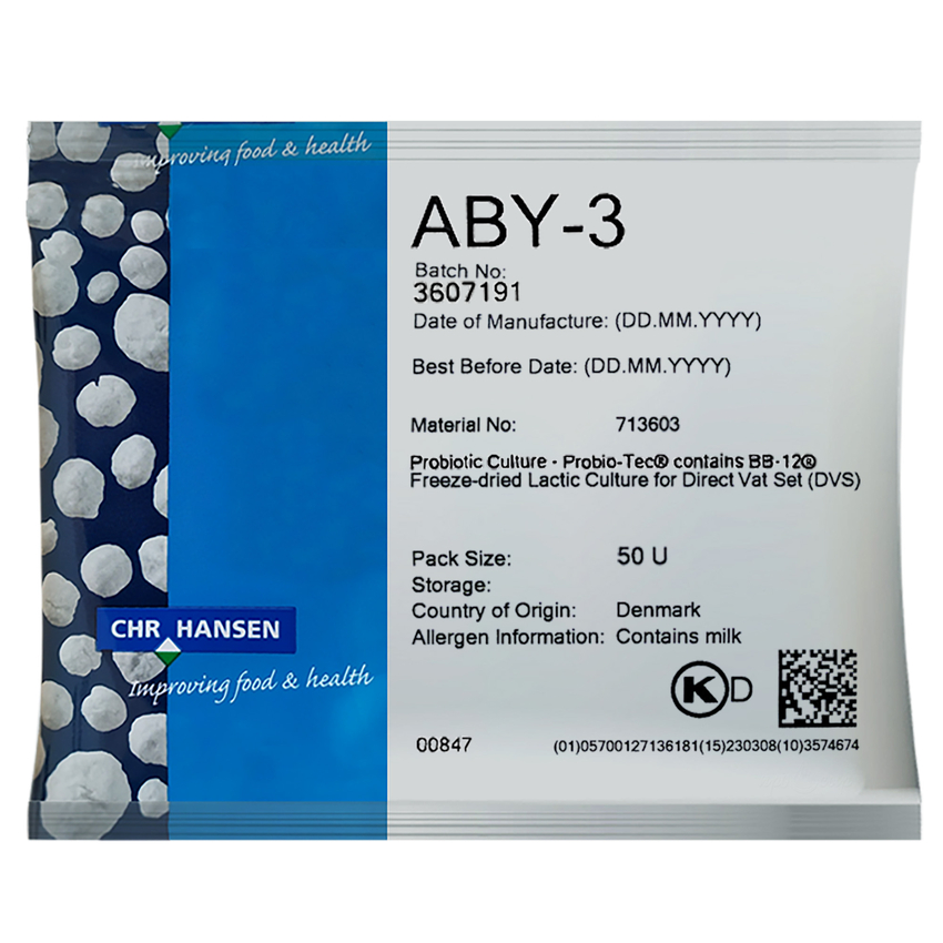 Закваска для йогурта Hansen ABY-3 (50U) Закваска для йогурта Hansen ABY-3 (50U)